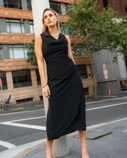 Serena Cowl Neck Dress