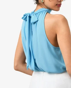 Shelby Draped Sleeveless Top