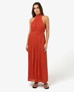 Shelly Chiffon Pleated Dress