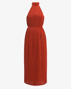 Shelly Chiffon Pleated Dress