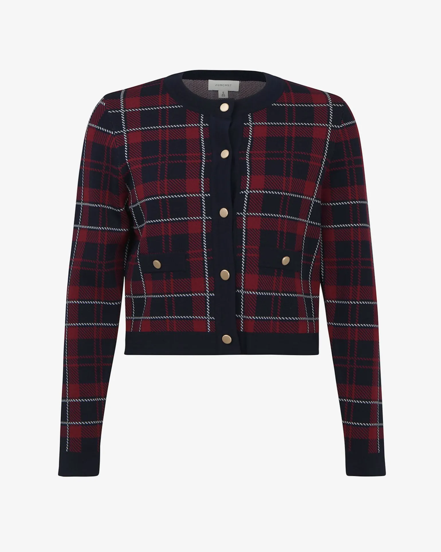 Siane Check Knit Cardigan