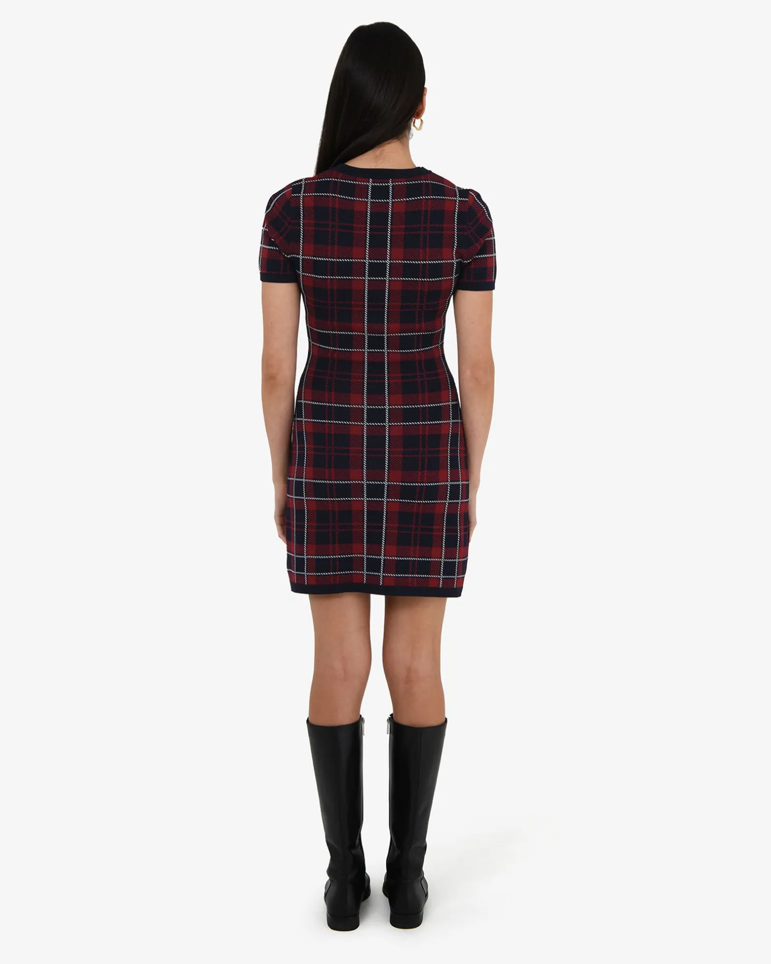 Siane Check Knit Dress