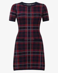 Siane Check Knit Dress