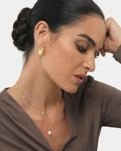 Simra Gold Earrings