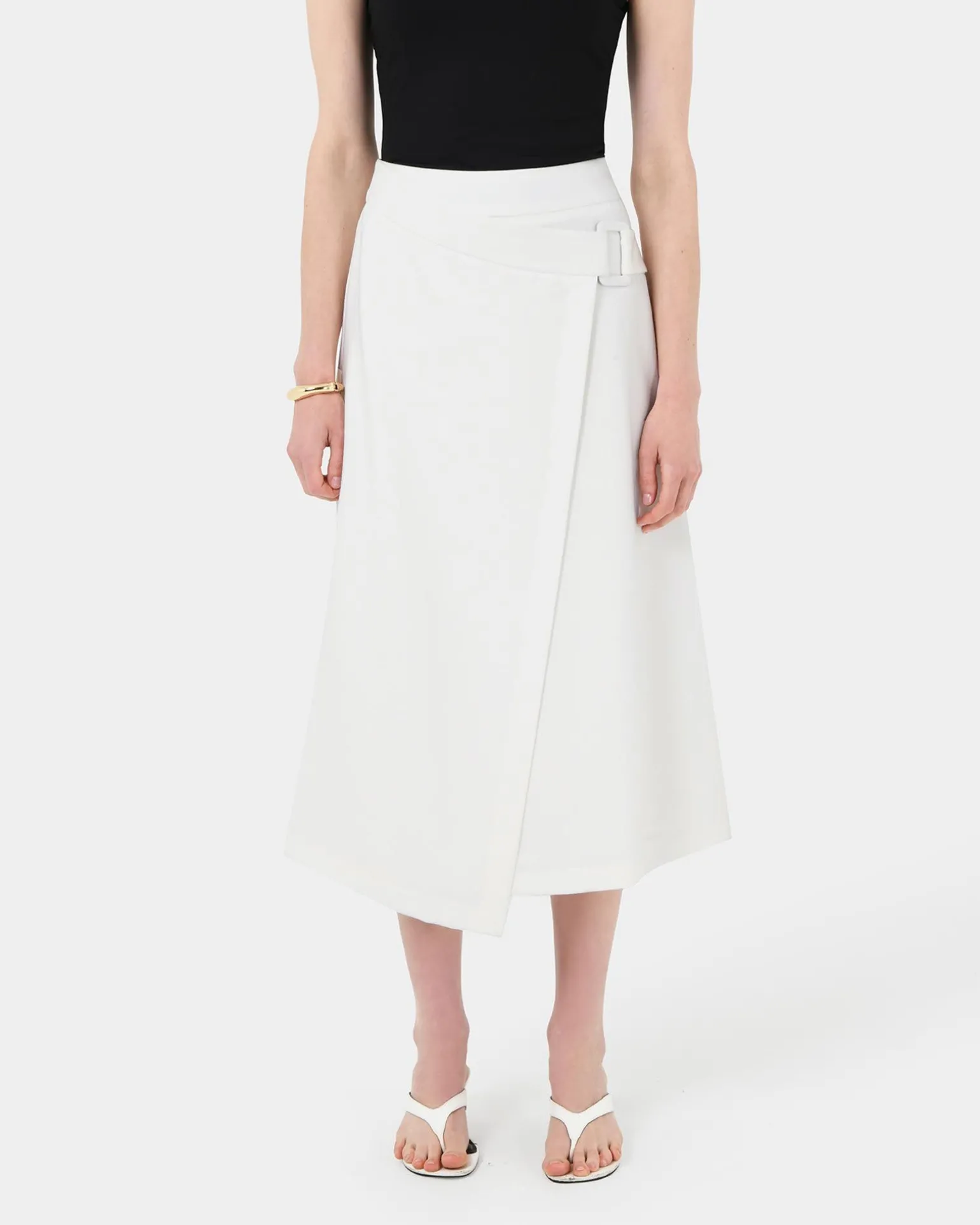 Sofia Wrap Midi Skirt