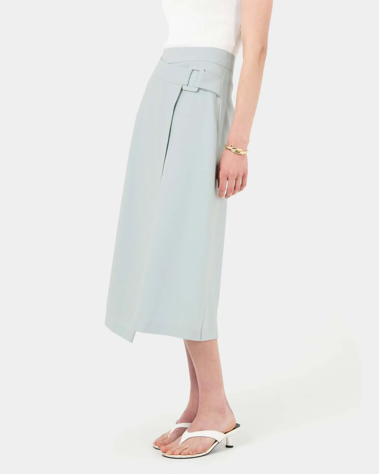 Sofia Wrap Midi Skirt
