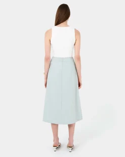 Sofia Wrap Midi Skirt