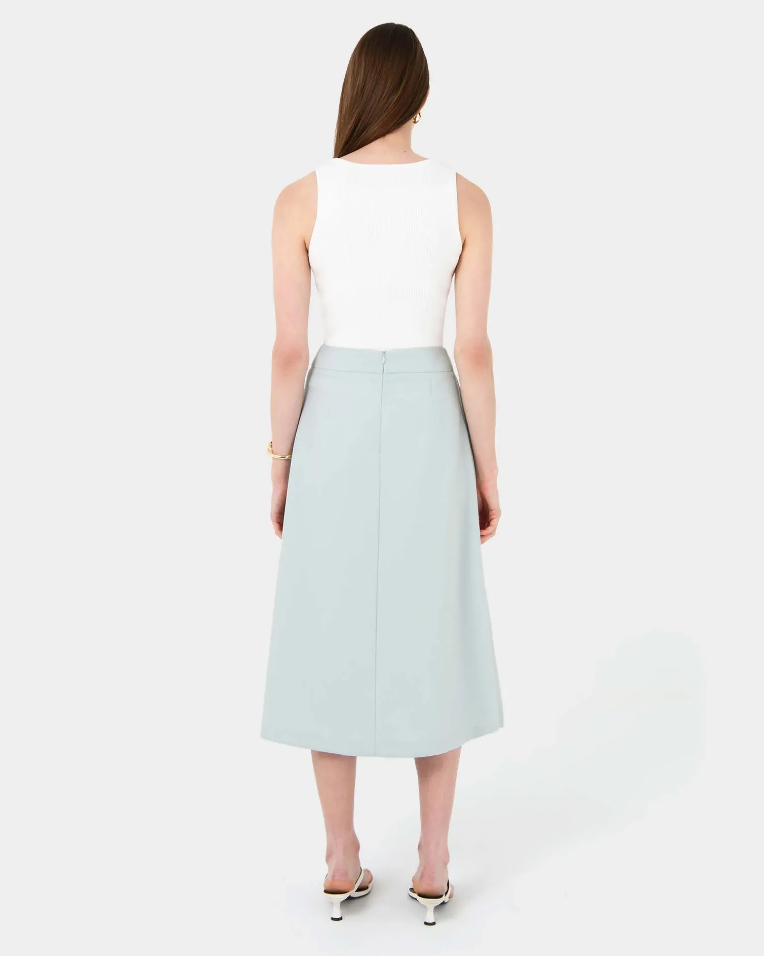 Sofia Wrap Midi Skirt