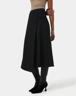 Sofia Wrap Midi Skirt