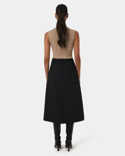 Sofia Wrap Midi Skirt