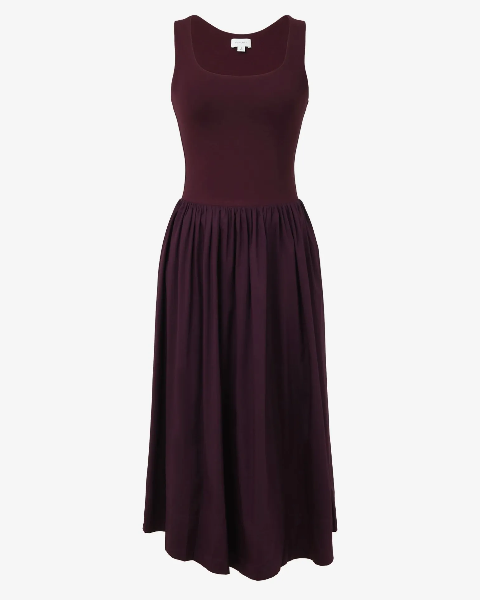 Soho Cotton & Knit Midi Dress