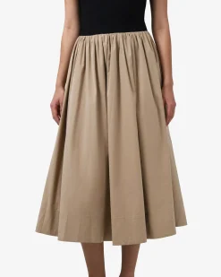 Soho Cotton & Knit Midi Dress