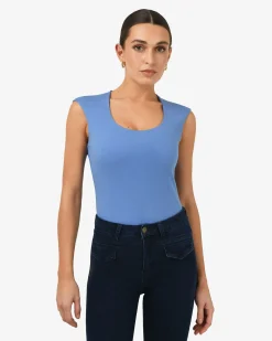 Soho Rounded Square Neck Top