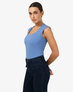 Soho Rounded Square Neck Top