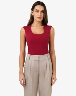 Soho Rounded Square Neck Top