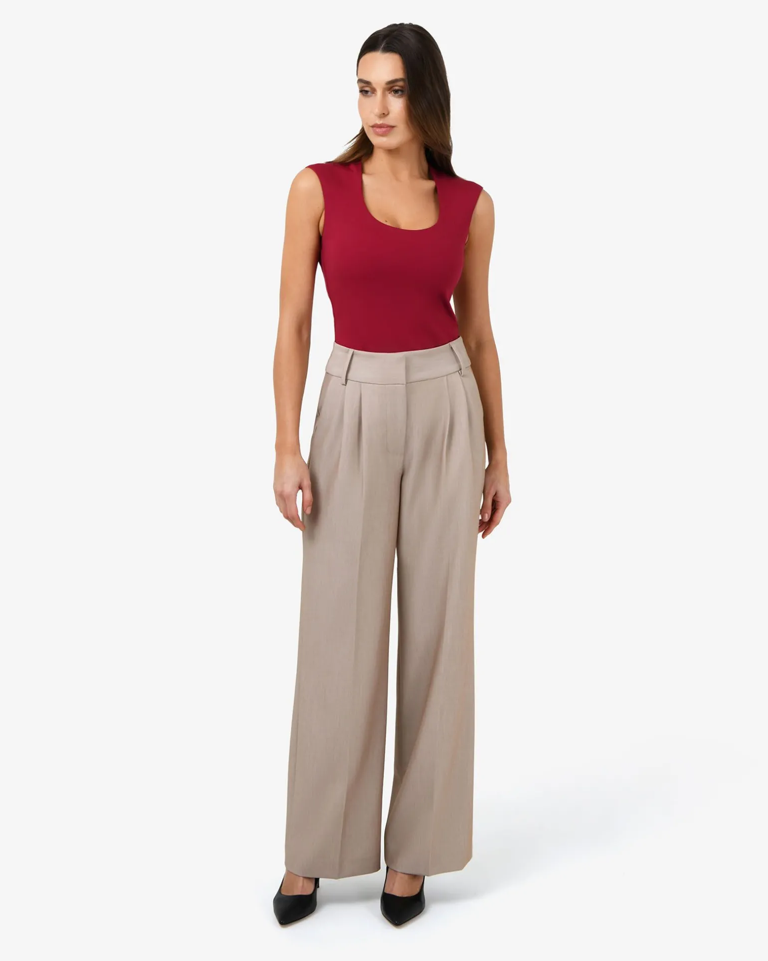 Soho Rounded Square Neck Top