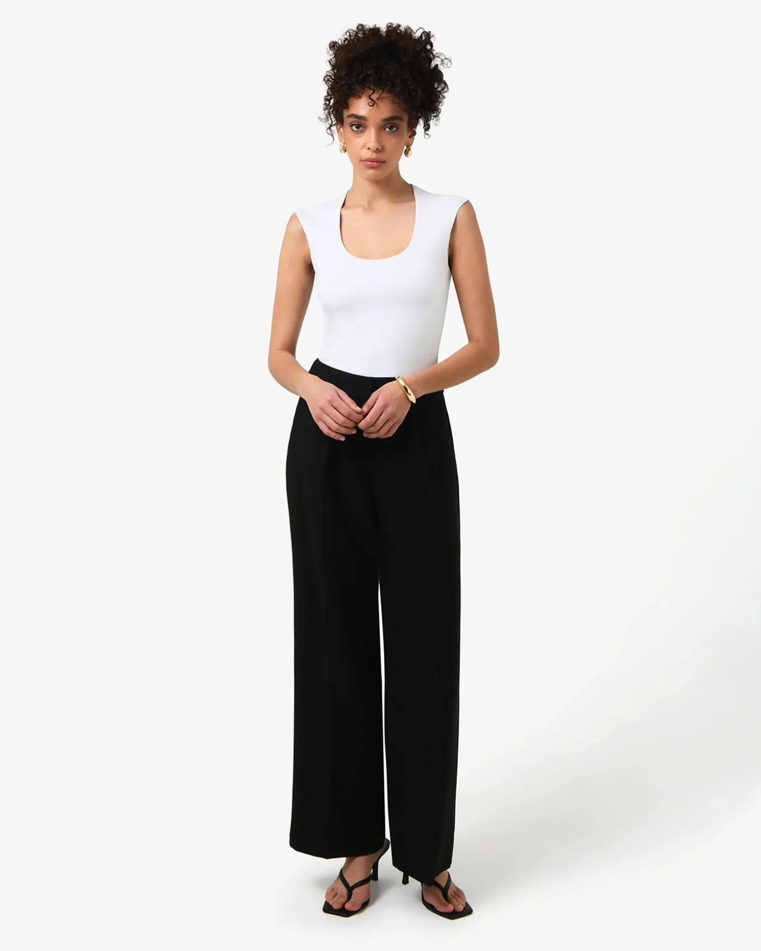 Soho Rounded Square Neck Top