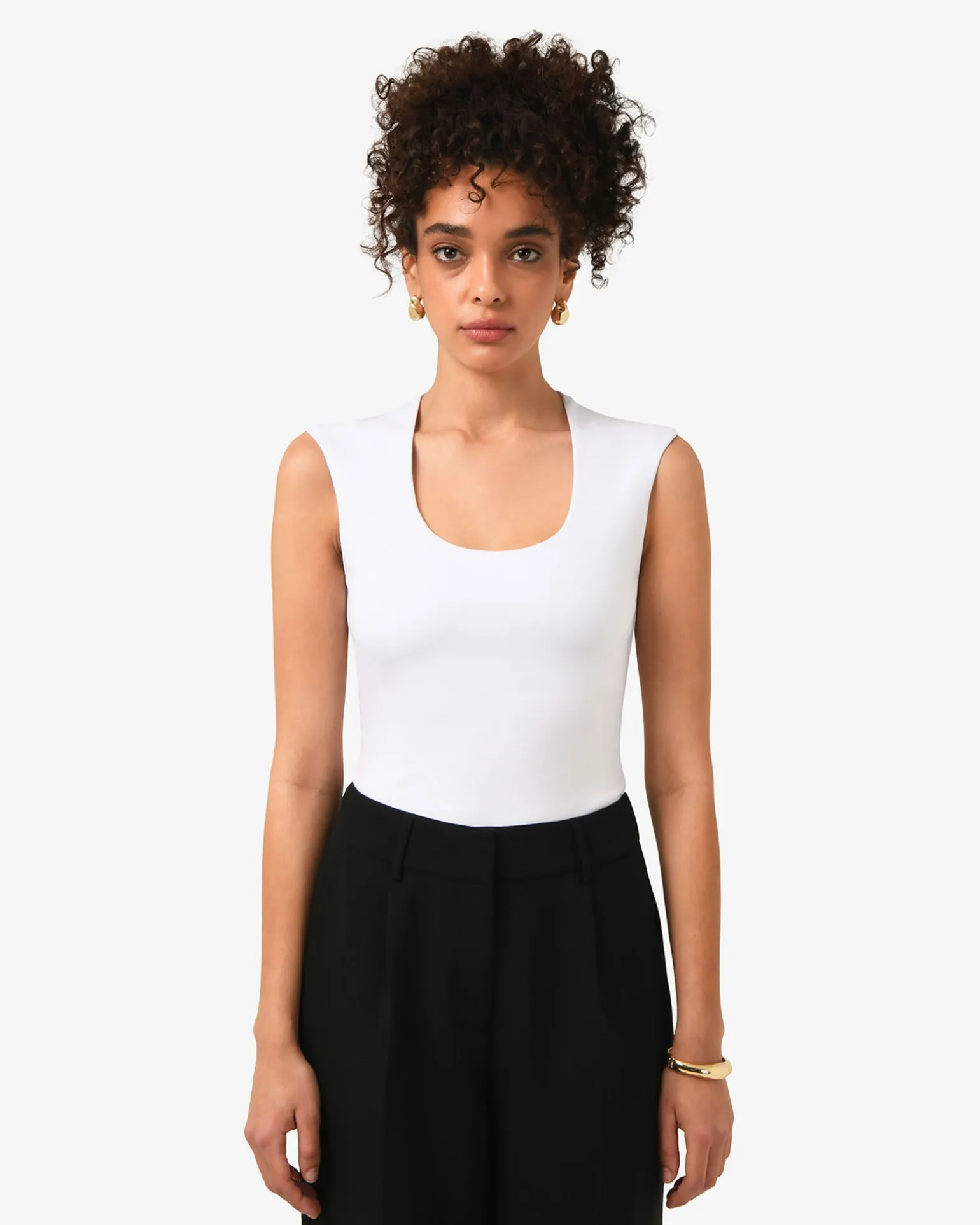 Soho Rounded Square Neck Top