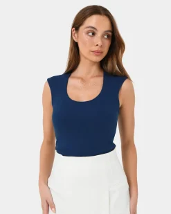 Soho Rounded Square Neck Top