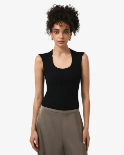 Soho Rounded Square Neck Top