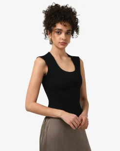 Soho Rounded Square Neck Top