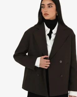 Tamara Cropped Peacoat