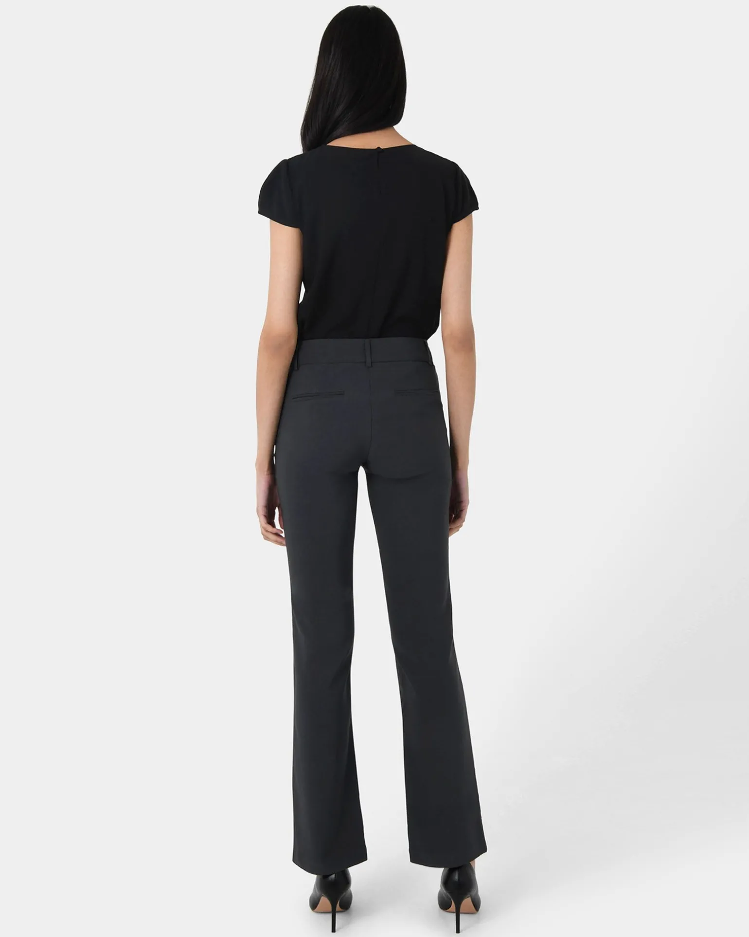 Tamera Pleated Round Neck Top
