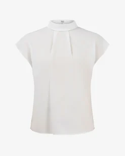 Tiara High Neck Shell Top