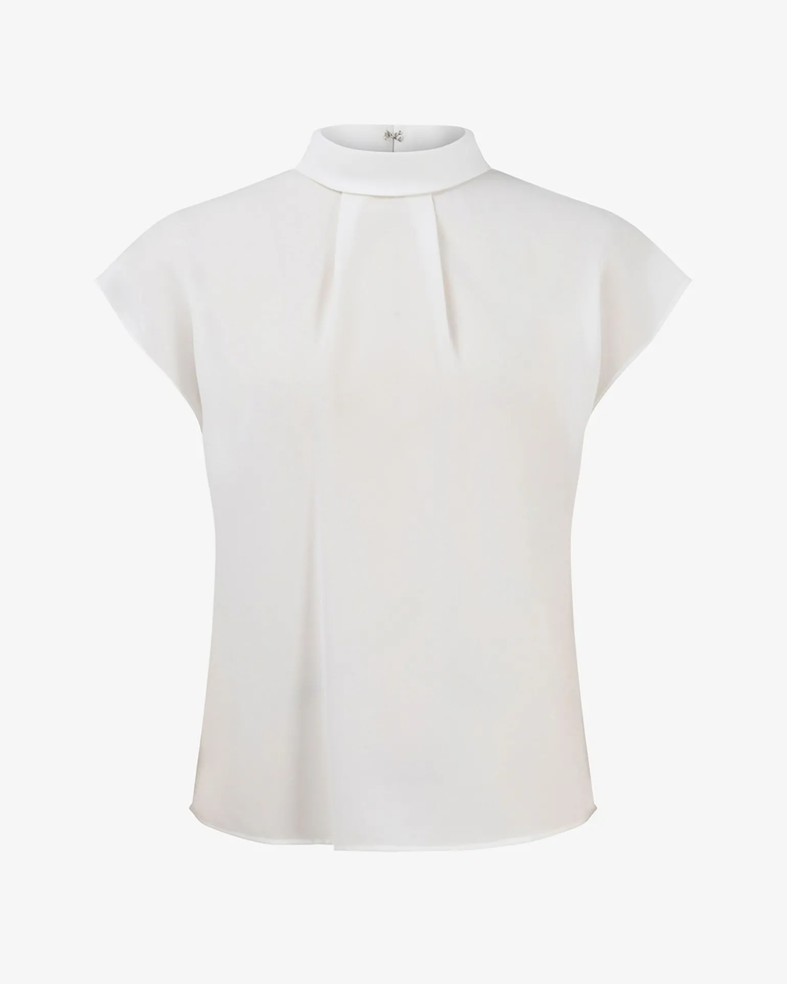 Tiara High Neck Shell Top