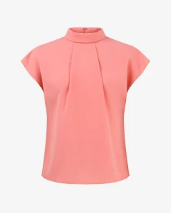 Tiara High Neck Shell Top