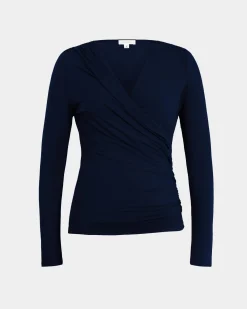 Tika Crossover Ruched Top