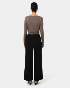 Tika Crossover Ruched Top
