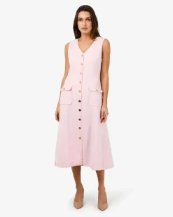 Valena Tweed Midi Dress