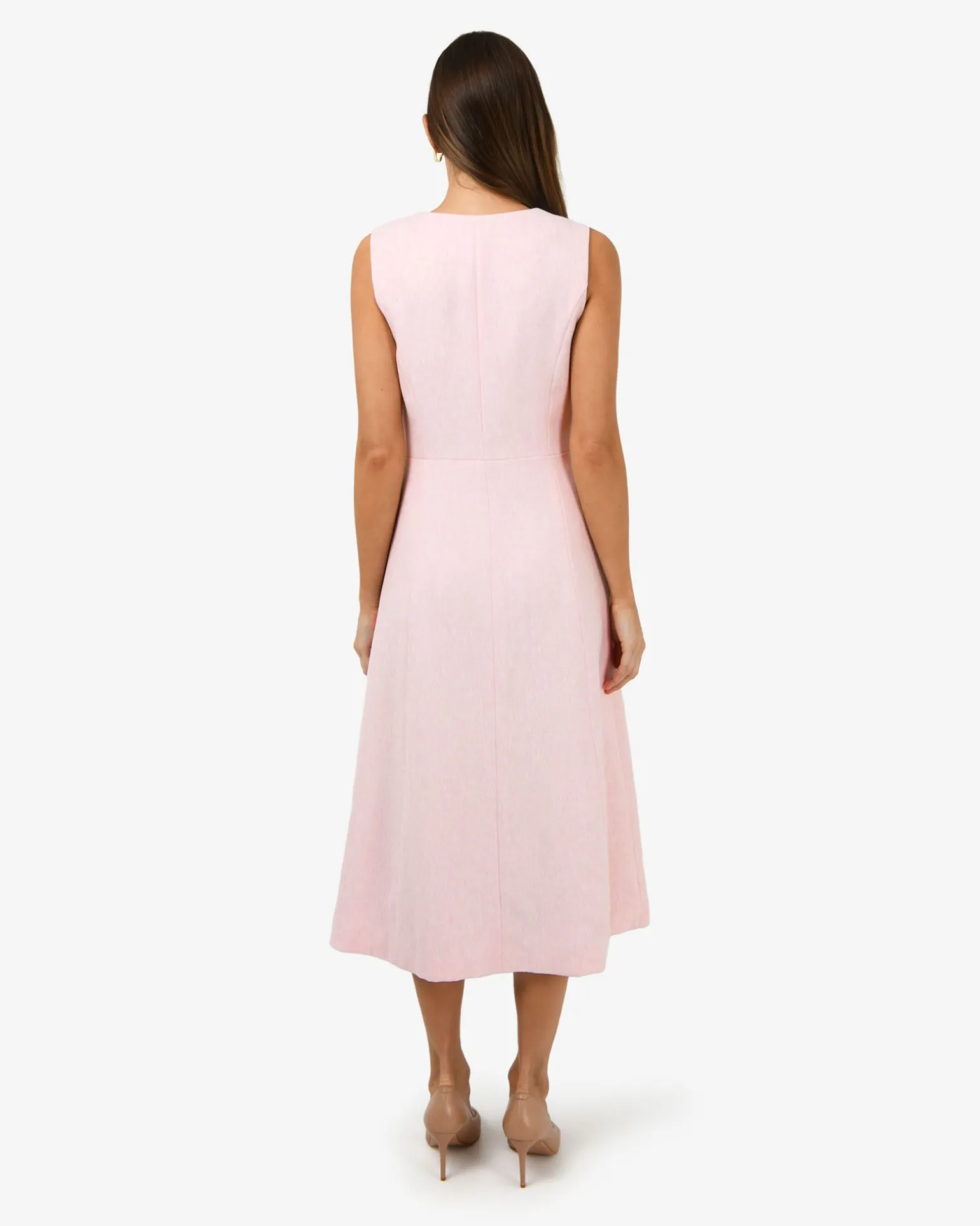 Valena Tweed Midi Dress