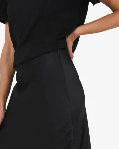 Valeria A-line Satin Skirt