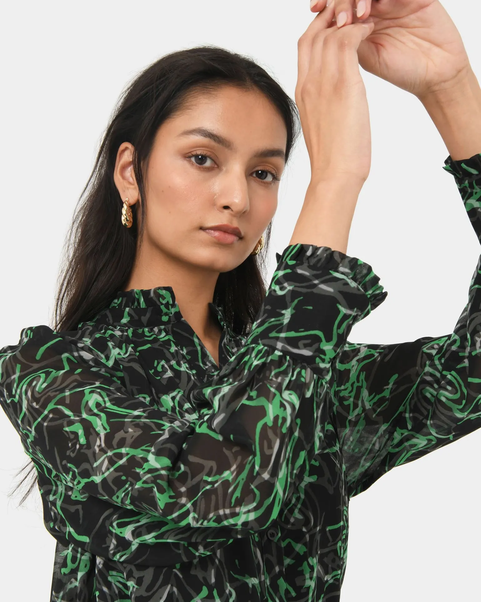 Veda Collar Blouse