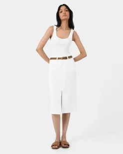Veronique Midi Denim Skirt