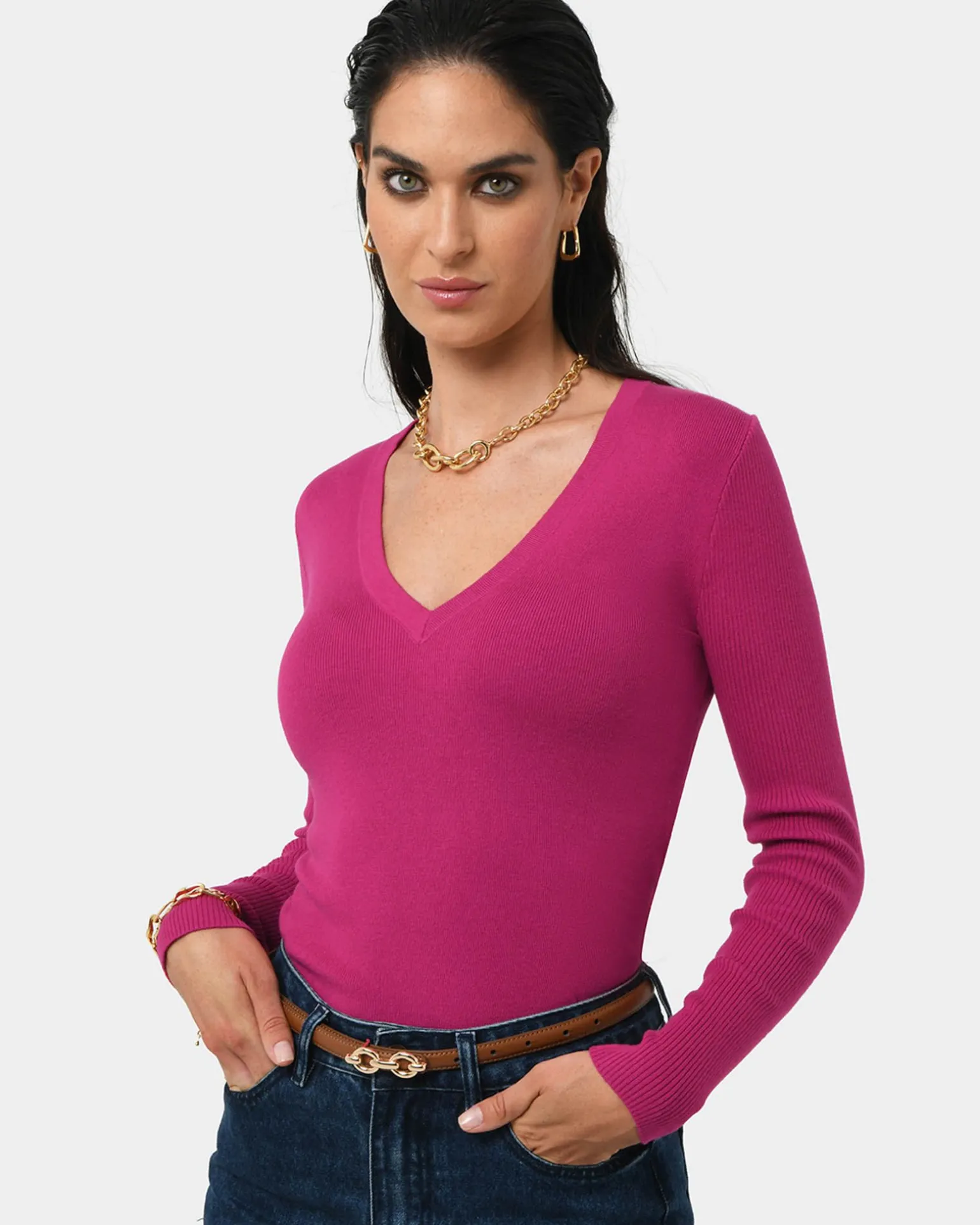 Vicky V-neck Knit