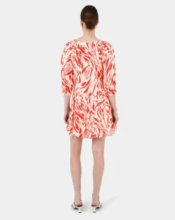 Vienna V-neck Tie Dress