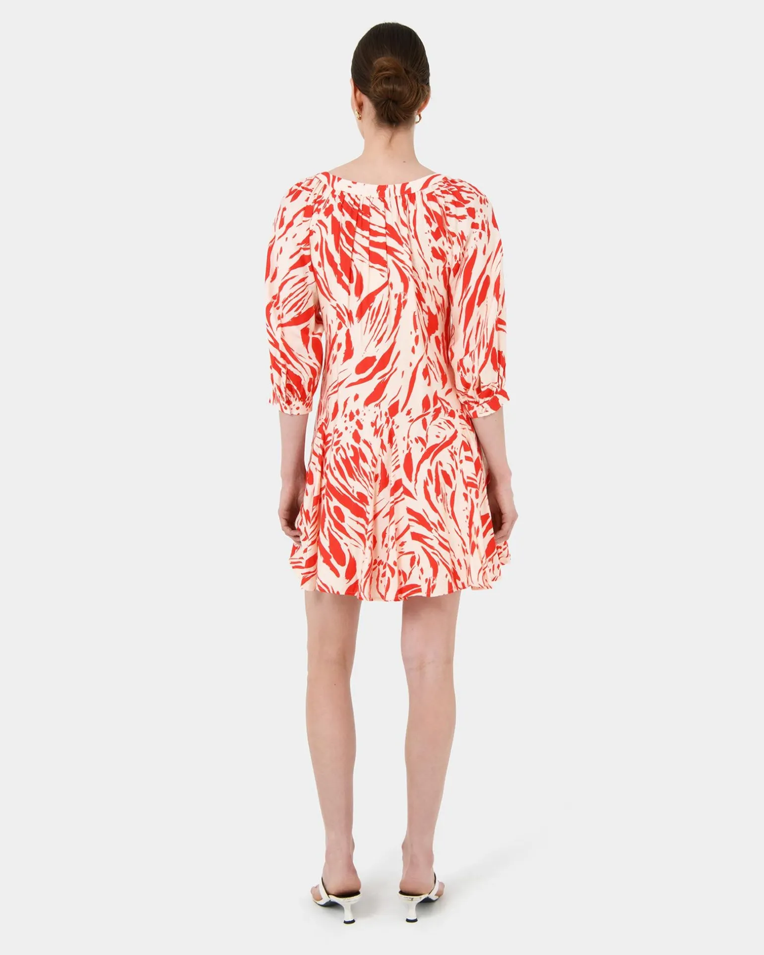 Vienna V-neck Tie Dress