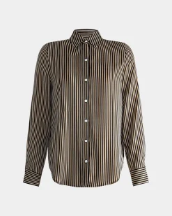 Wanda Stripe Satin Shirt