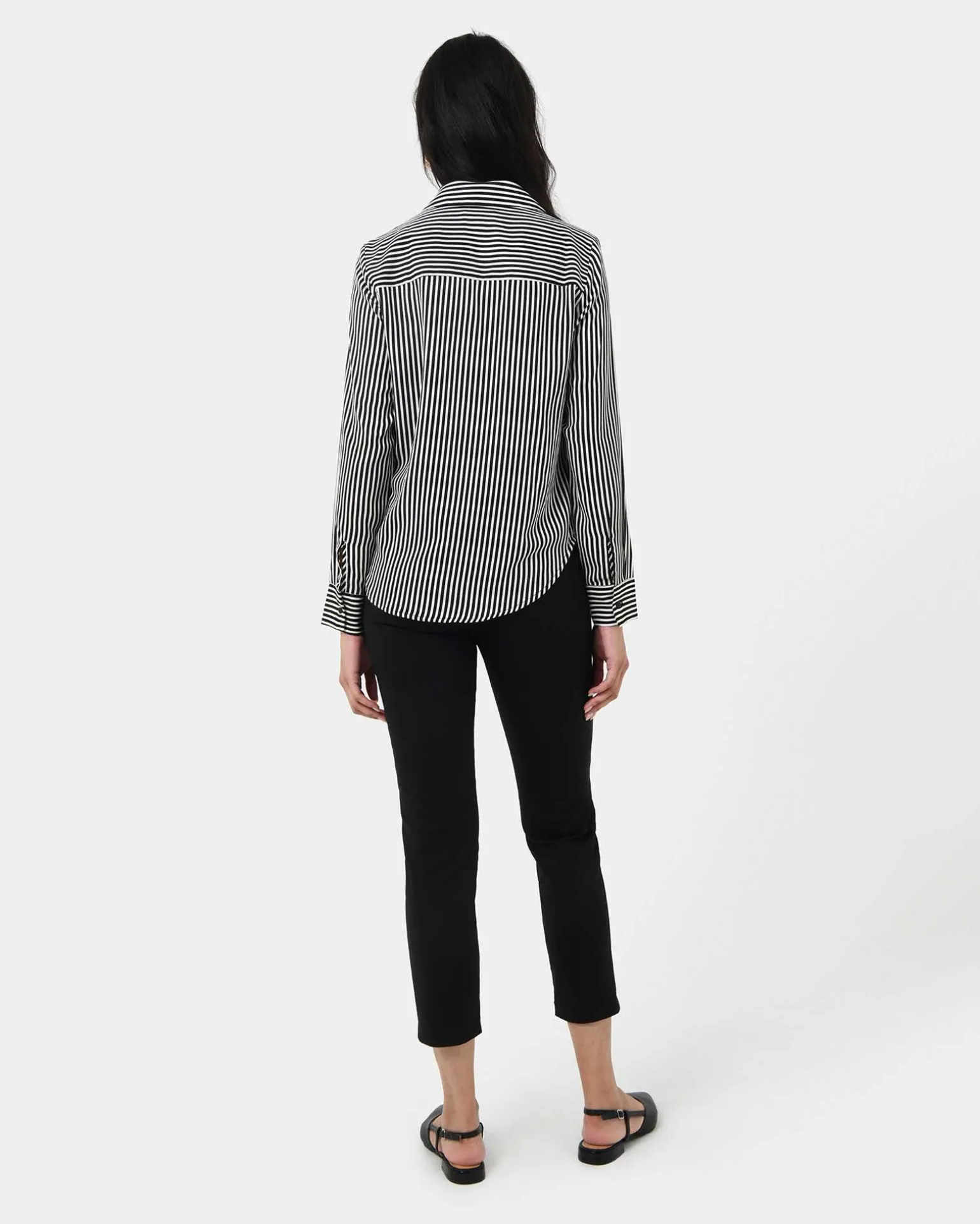 Wanda Stripe Satin Shirt