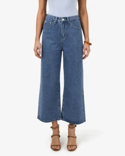 Windsor Cropped Wide Leg Jeans
