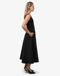 Yana V Neck Panel Dress