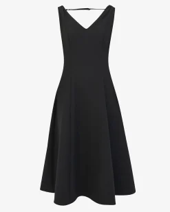 Yana V Neck Panel Dress