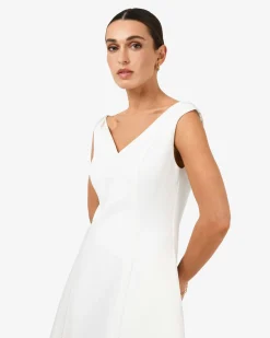 Yana V Neck Panel Dress