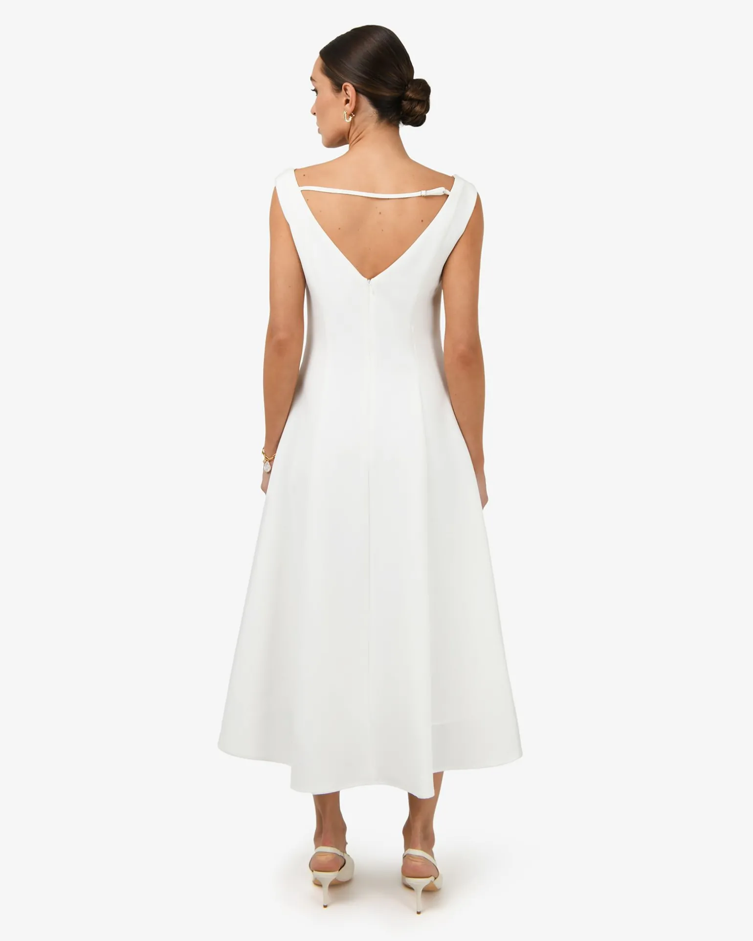 Yana V Neck Panel Dress