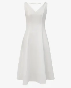Yana V Neck Panel Dress