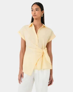 Zalia Tie Button Shirt