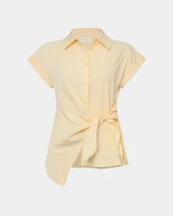 Zalia Tie Button Shirt